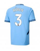 Manchester City Ruben Dias #3 Domácí Dres 2024-25 Krátký Rukáv